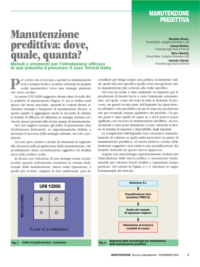 Manutenzione Predittiva