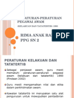 Peraturan-Peraturan Pegawai Awam