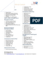 MSBI Course Content PDF