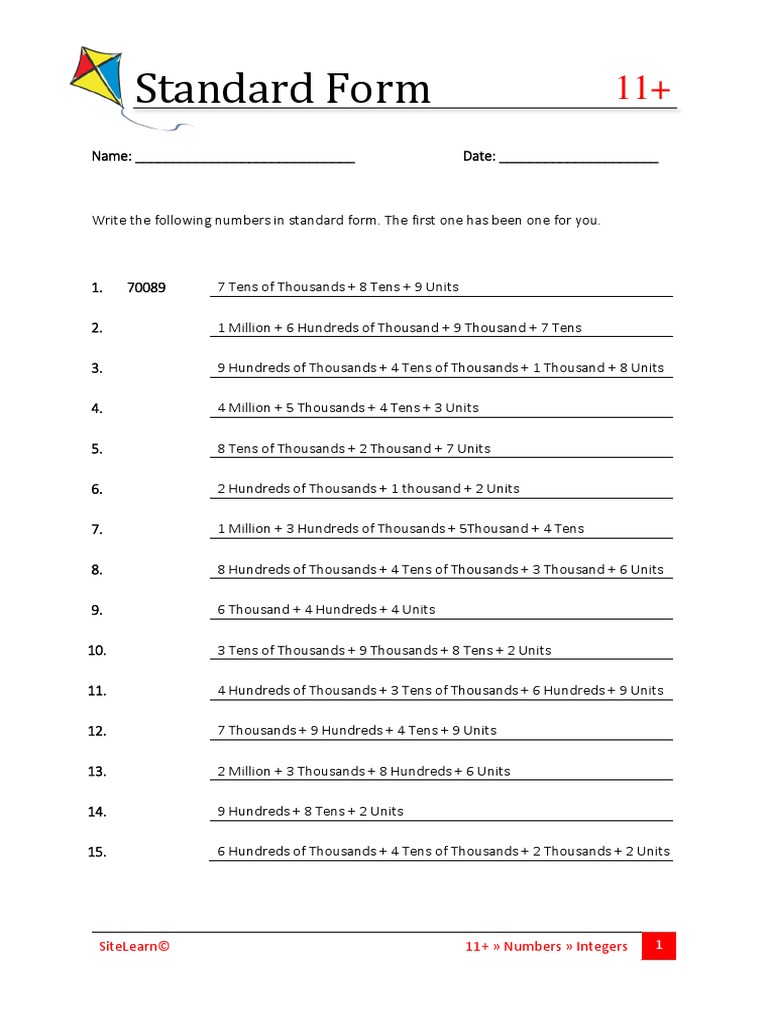 1.standard Form Q 0 PDF | PDF