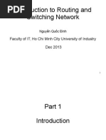 Introduction To Routing and Switching Network: Faculty of IT, Ho Chi Minh City University of Industry Dec 2013