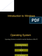 Introduction to Windows