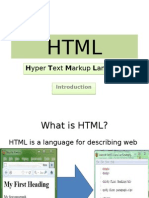 HTML: The Basics of Hyper Text Markup Language