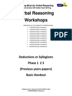 Cetking Syllogisms Deductions CET IBPS Must Do 90 Questions PDF Handout 123