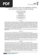 Facetas Da Exposição in Vivo e Por Realidade Virtual na terapia psicológica para o medo de dirigir (Haydu Fornazari Borloti e Haydu)