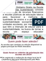 Apresentação Do PDDE Escola Sustentável