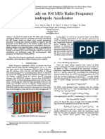 2 Simulation Study On 104 MHZ Radio Frequency Quadrupole Accelerator - ICEEE2010