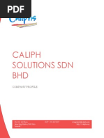 Caliphs Solution Company Profile - Kursus Asas Website