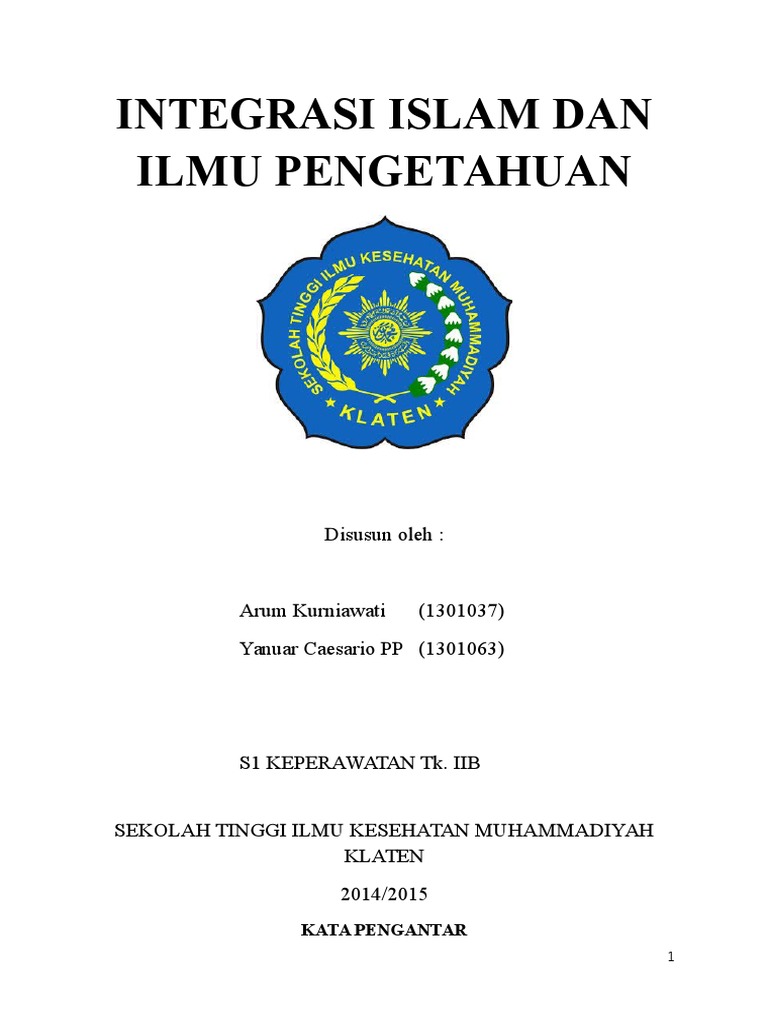 Integrasi Islam dan Ilmu Pengetahuan | PDF