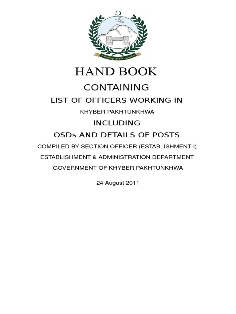 Hand Book: Containing | PDF