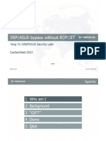 DEP-ASLR Bypass Without ROP-JIT