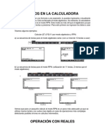 1 - Familiarizacion Con La Calculadora Parte 1