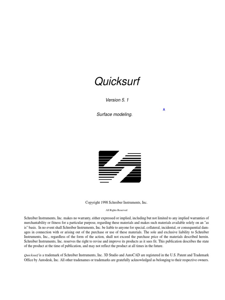 Quicksurf | PDF | Technology & Engineering