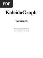 Kaleidagraph Manual