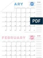 2015 Printable Calendar