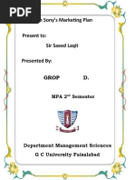 Download Sony Final by imranrafique SN25904637 doc pdf