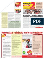 1ª Jornal da chapa 2 Oposição Unificada pra mudar