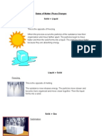 States of Matter: Phase Changes Solid - Liquid