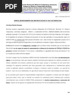 Pronunciamiento Fenmucarinap Union Civil