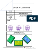 Specification of LCD Module: Customer