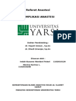 Referat - Komplikasi Anestesi