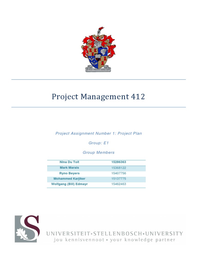 Project Management Plan for D&J Plastics | PDF | Specification ...