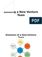 Building a New Venture Team