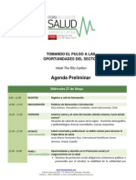 2015 Salud Agenda Preliminar