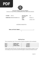 Csi 3131 Midterm W13 Soln