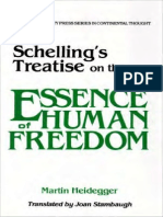 (Series in Continental Thought) Martin Heidegger, Joan Stambaugh-Schellings Treatise_ on Essence Human Freedom -Ohio University Press (1985)