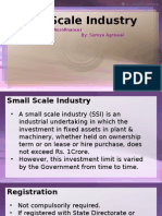 Small Scale Industry: By: Somya Agrawal