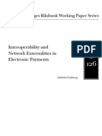 Interoperability and Network Externalities in Electronic Payments