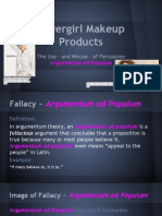 Logical Fallacy Presentation - Covergirl 