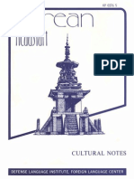 DLI Korean Headstart Cultural Notes