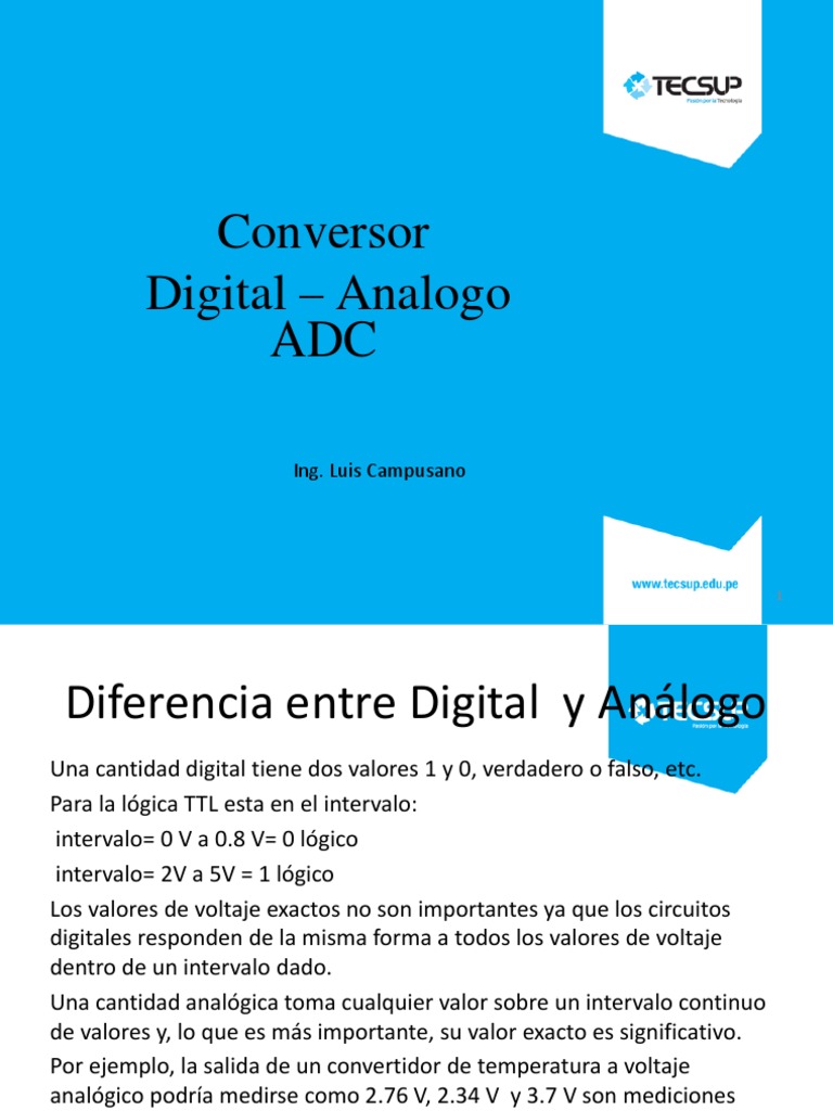 Convertidores Digital Analogicos Pdf Pdf Convertidor Digital A