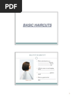 Hair Cutting Notes | PDF | Symmetry