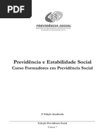 Vol.07 - Previdência e Estabilidade Social - Curso Formador