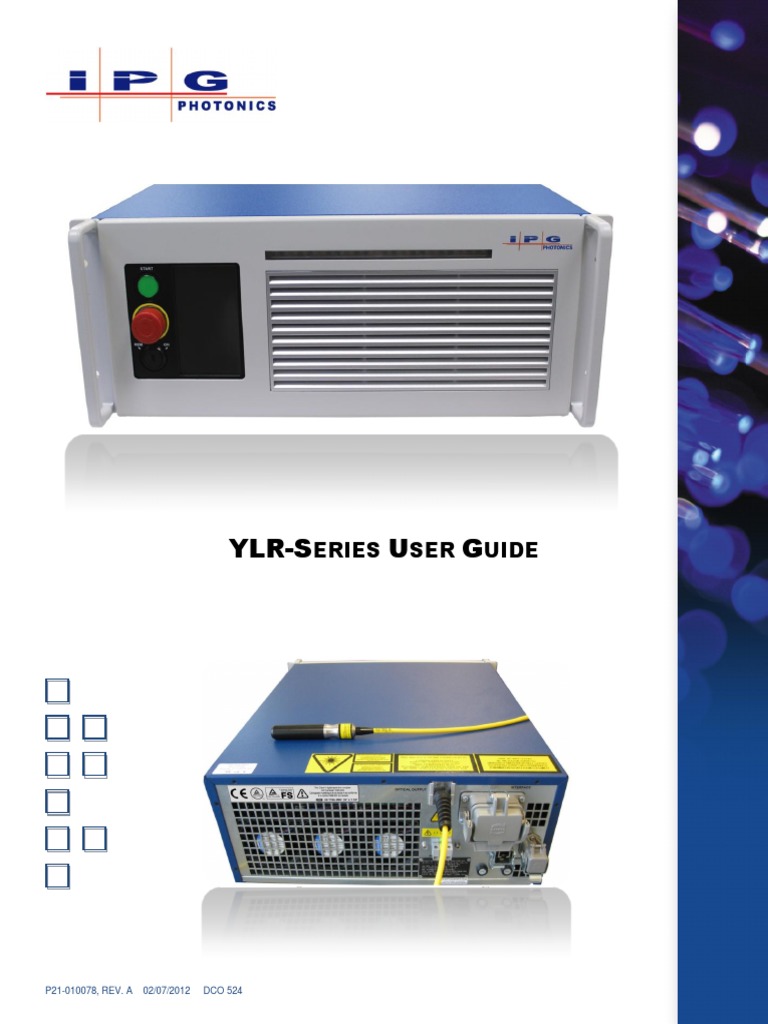 P21 Ylr Series User S Guide Sled Chassis 1 Laser Electromagnetic Compatibility