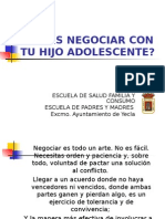 6 Sabes Negociar Con Tu Hijo Adolescente