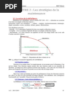 Chapitre 2 Les Strategies de La Maintenance
