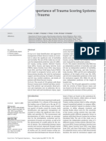 The Prognostic Importance of Trauma Scoring Systems