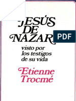 TROCME, E. - Jesus de Nazaret Visto Por Los Testigos de Su Vida - Herder, 1974