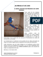 Nota de Prensa 027-2015 - Instalaciã"n de Data Logger