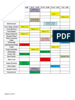 Regionals Schedulelocations