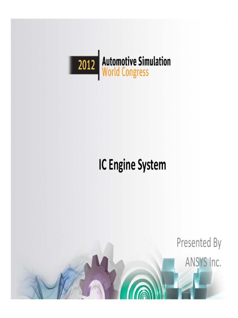 Ic Engine Ansys | PDF | Technology & Engineering