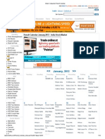 Indian Companies Result Calendar