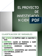 EL PROYECTO de INVESgacion Cientifico Tema 8