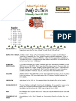 SHS Daily Bulletin 3-18-15