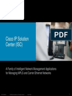 Cisco IP Solution Center (ISC)