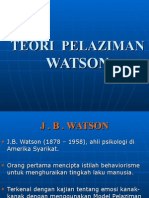 TEORI  PELAZIMAN WATSONbehaviour